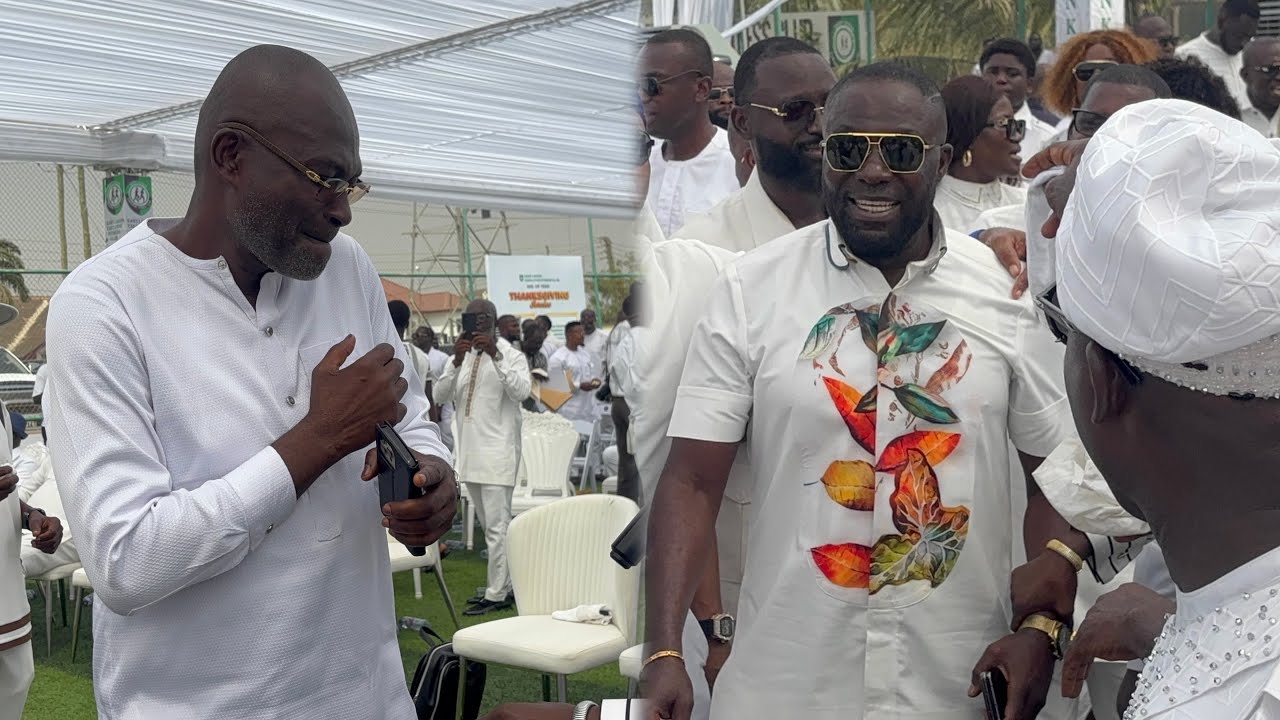 Kennedy Agyapong & Despite dance challenge at East Legon Executive annual thanks giving service ✌️😀