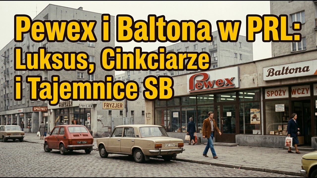 Pewex i Baltona w PRL: Luksus, Cinkciarze i Tajemnice SB