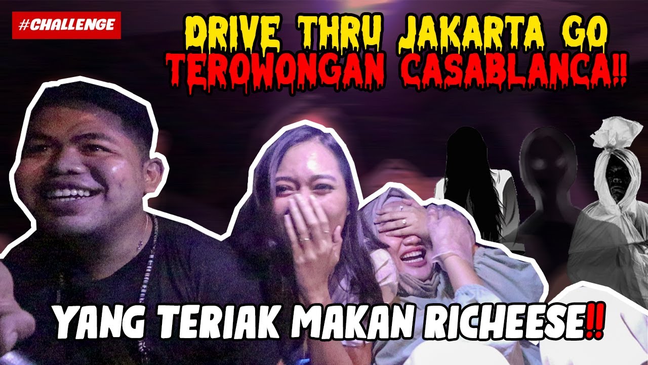 SPESIAL HALLOWEEN!! NYOBAIN DRIVETHRU TEROWONGAN CASABLANCA!