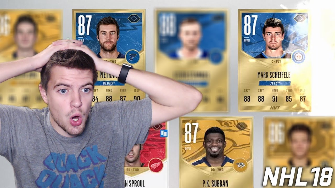 NHL 18: THE GREATEST PACK OPENING OF ALL TIME