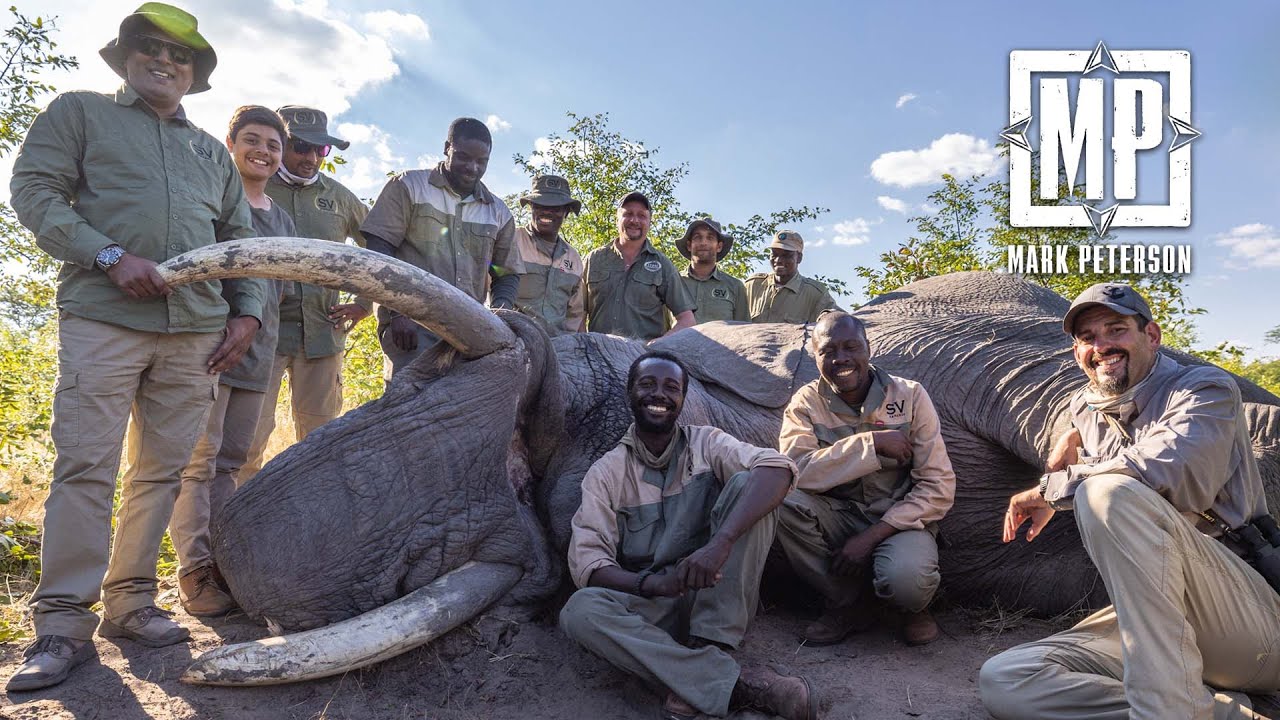 Botswana Ends 7 Year Hunting Ban, Elephant at 30yds | Mark V Peterson Hunting