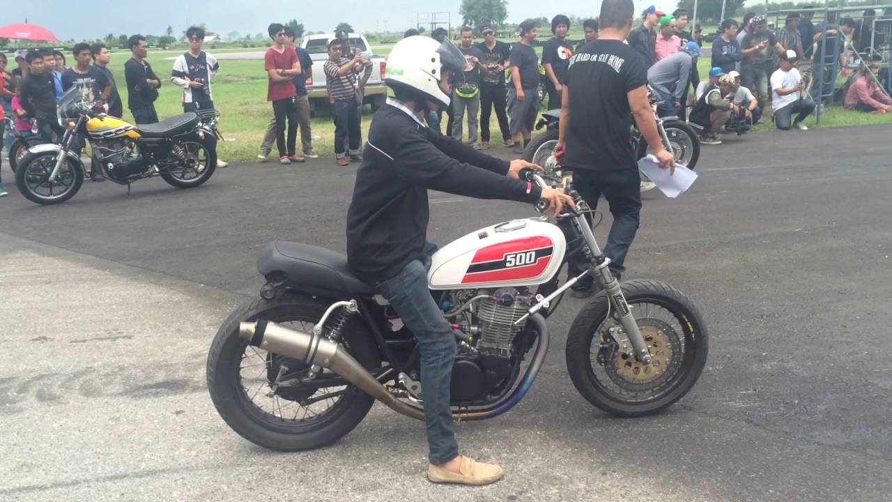 Sr500 drag 1/8 mile 7.581 sec. By boom SR garage