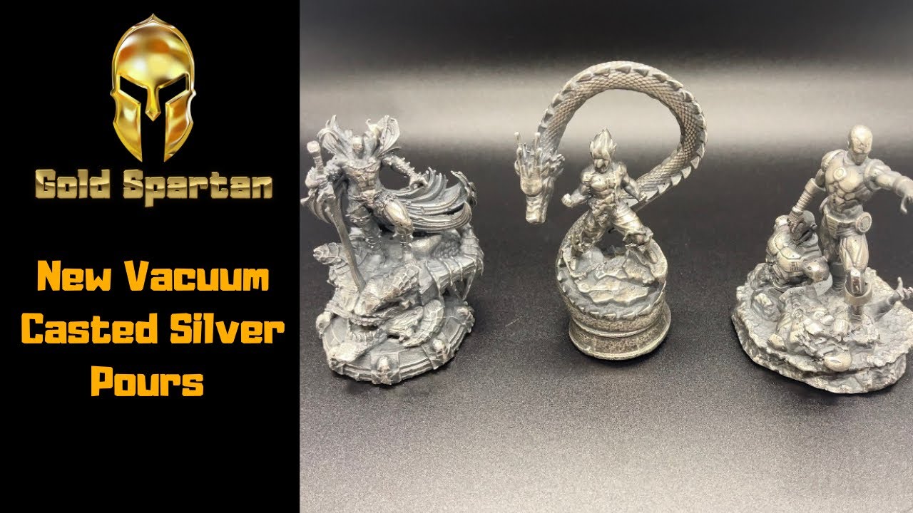 Brand New Vacuum Casted Hand Poured 999+ Silver