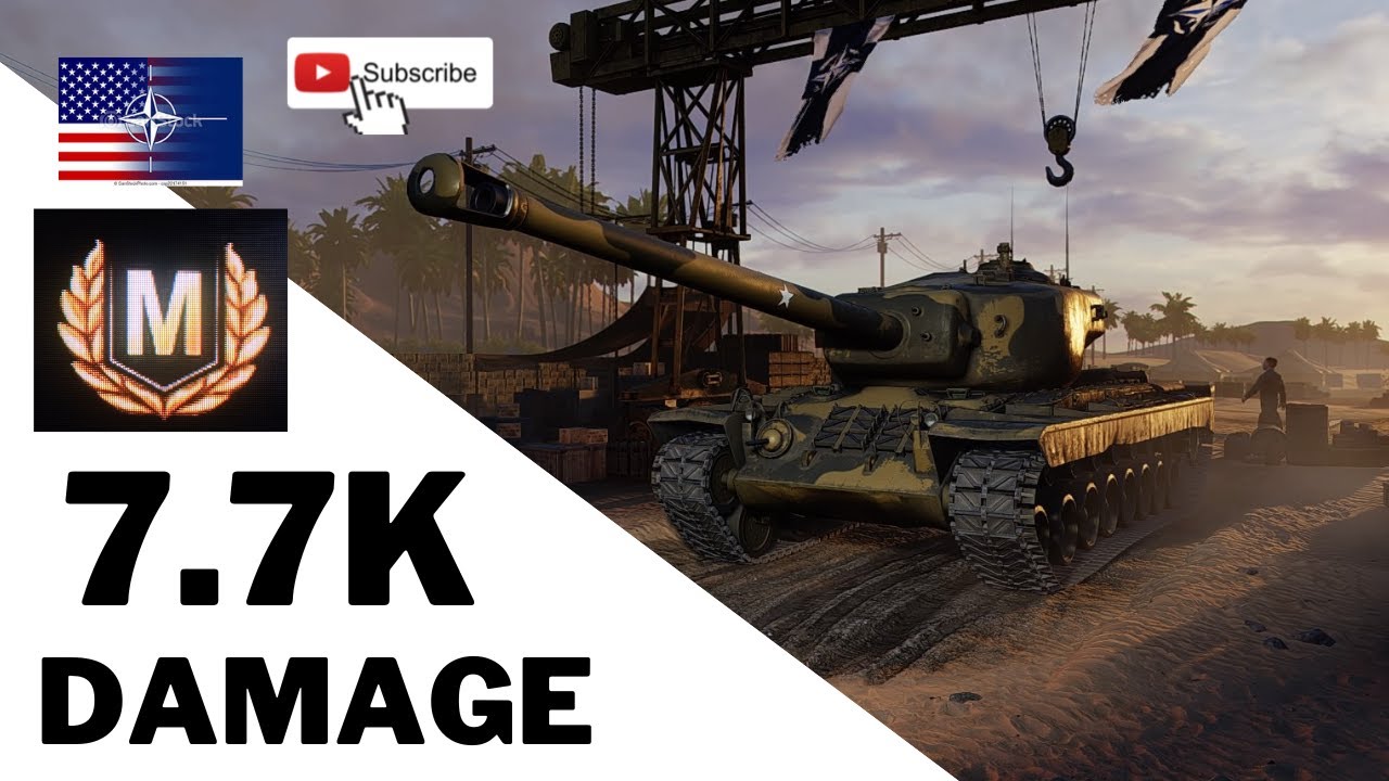 Wot console T34 HEAVY  7.7K Damage 3 Kills Mastery