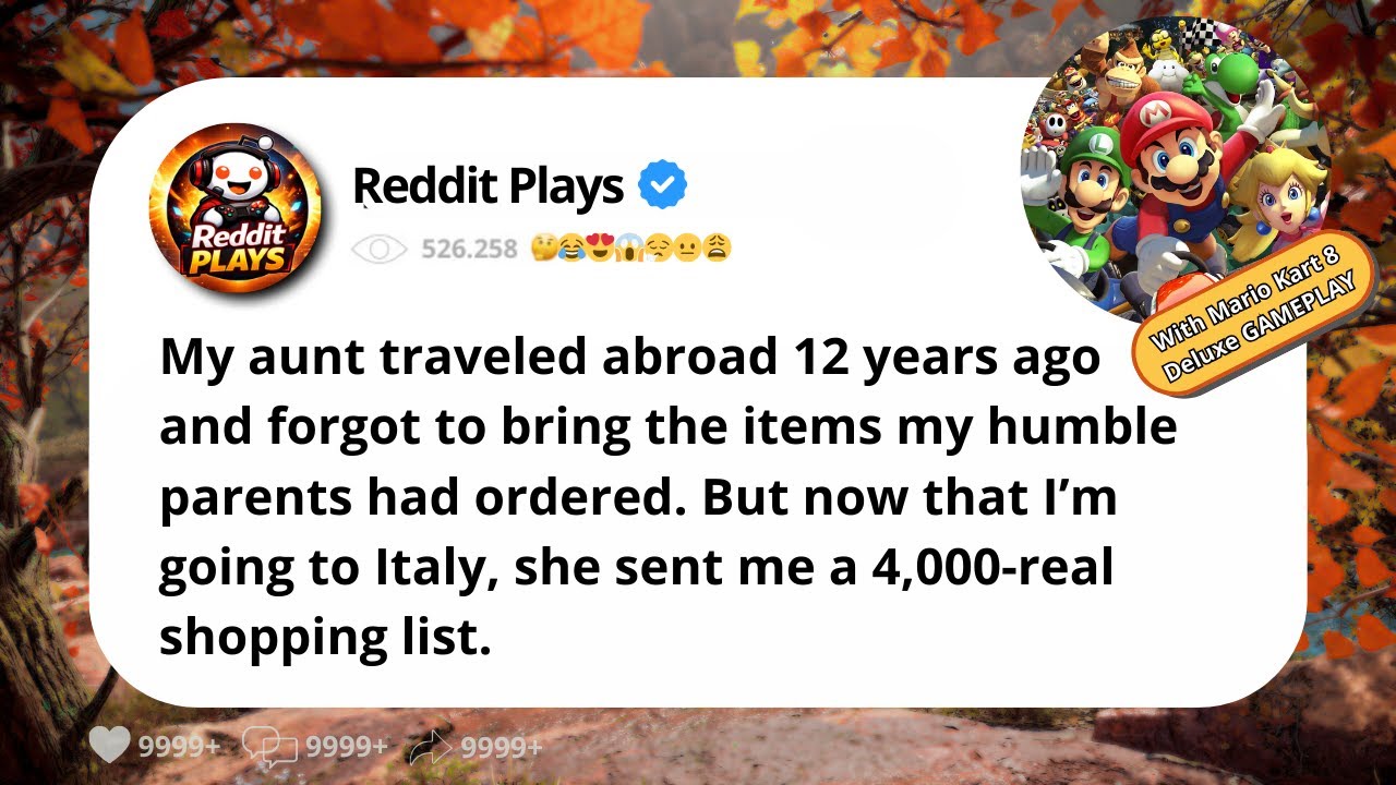 (full story) My aunt traveled abroad 12 years ago and forgot to bring the items my humble... 😱