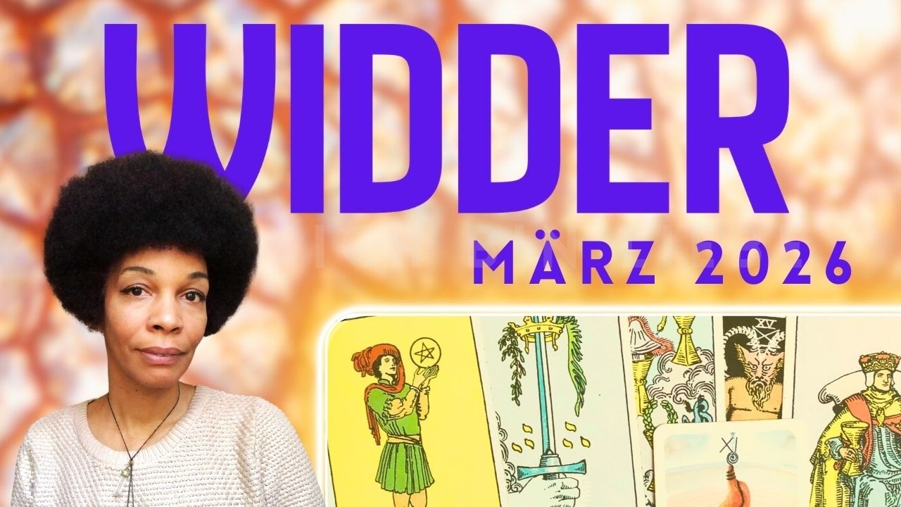 WIDDER M&auml;rz 2026 Tarot ♈️ Dein HERZ Bl&uuml;ht Auf