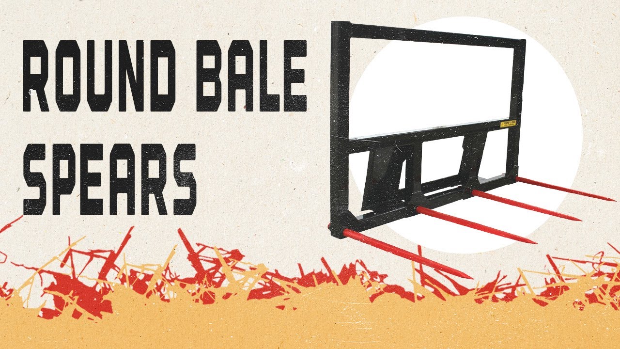 Bale Handling Equipment: Square & Round Bale Spear Attachments