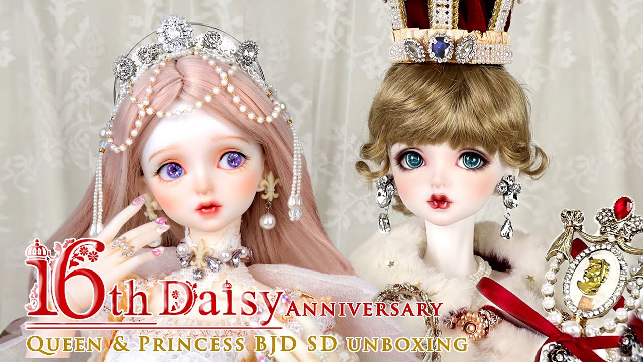 BJD Angell Studio 16th Anniversary 'DAISY Queen & Princess' unboxing 구체관절인형 엔젤스튜디오 개봉후기 球体関節人形開封(4K)