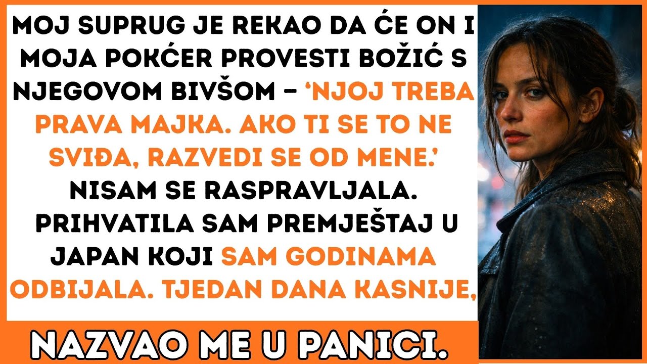 Moj muž je rekao da našoj kćeri treba ‘prava majka’. Otišla sam u Japan… i sve se raspalo.
