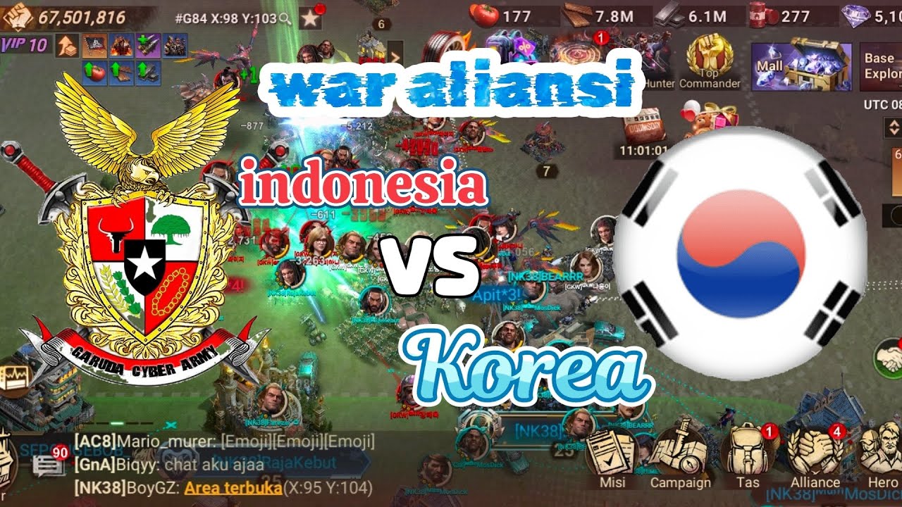 Indonesia vs Korea | Doomsday Last Survivor