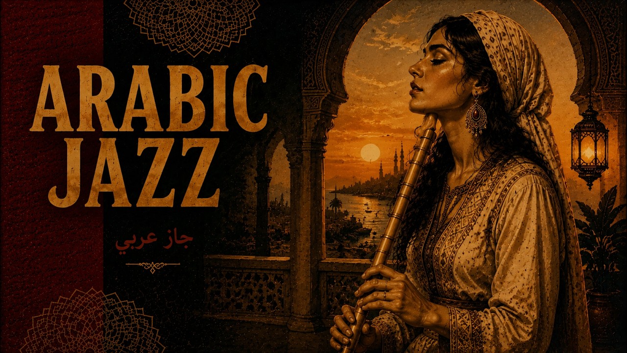 Arabic Jazz 🌇 Golden Hour in Marrakech | Calm Evening Cafe Jazz