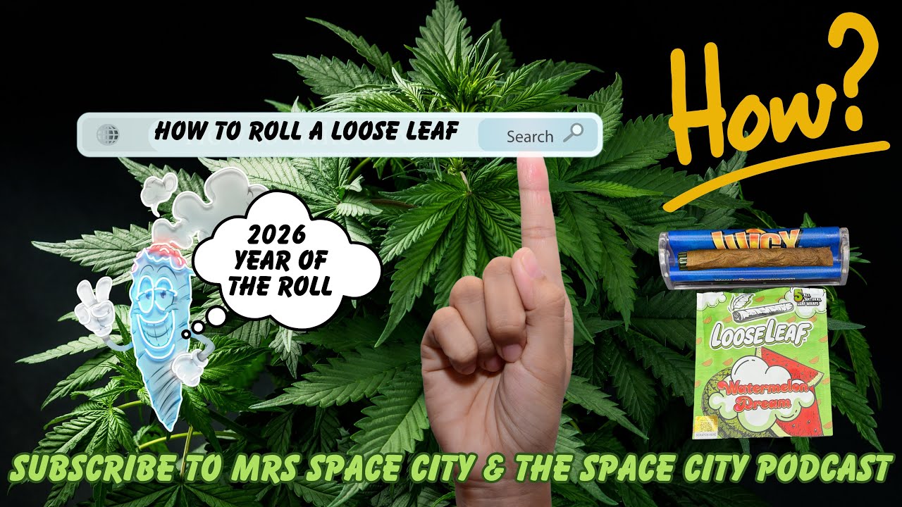 How To Roll a Loose Leaf (featuring Juicy J Blunt Roller) 🍉😴💨