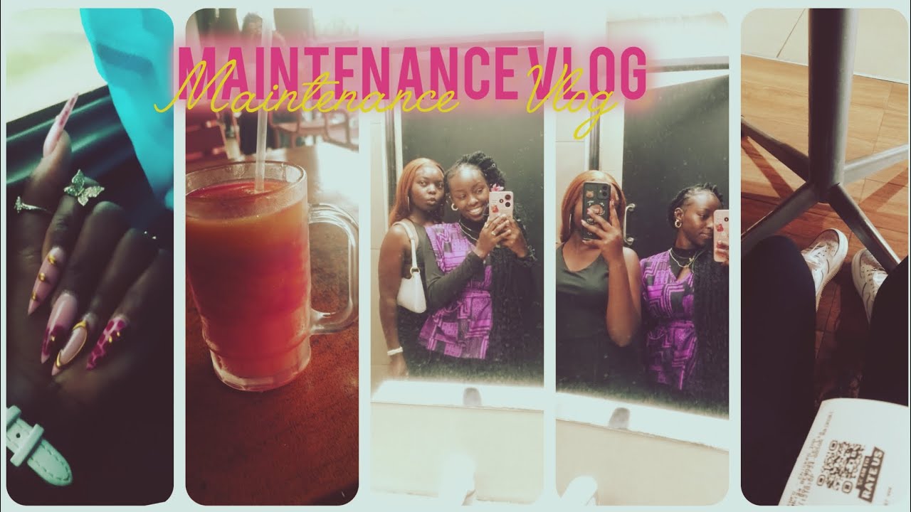 Vlog Diaries 🩷; maintenance (nails and hair)//solo date//thrifting//Kenya YouTube vlogger