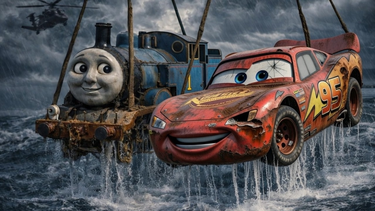 Salvaging and Restoring of Legendary Gordon Steam Engine and Lightning McQueen | Brotherhood