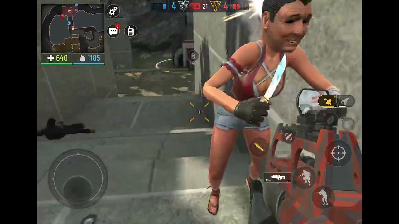 Modo bomba 👹👹👹 Rambo vs hacker clan😳😳 best crazy krilli .. full mod 💩💩 