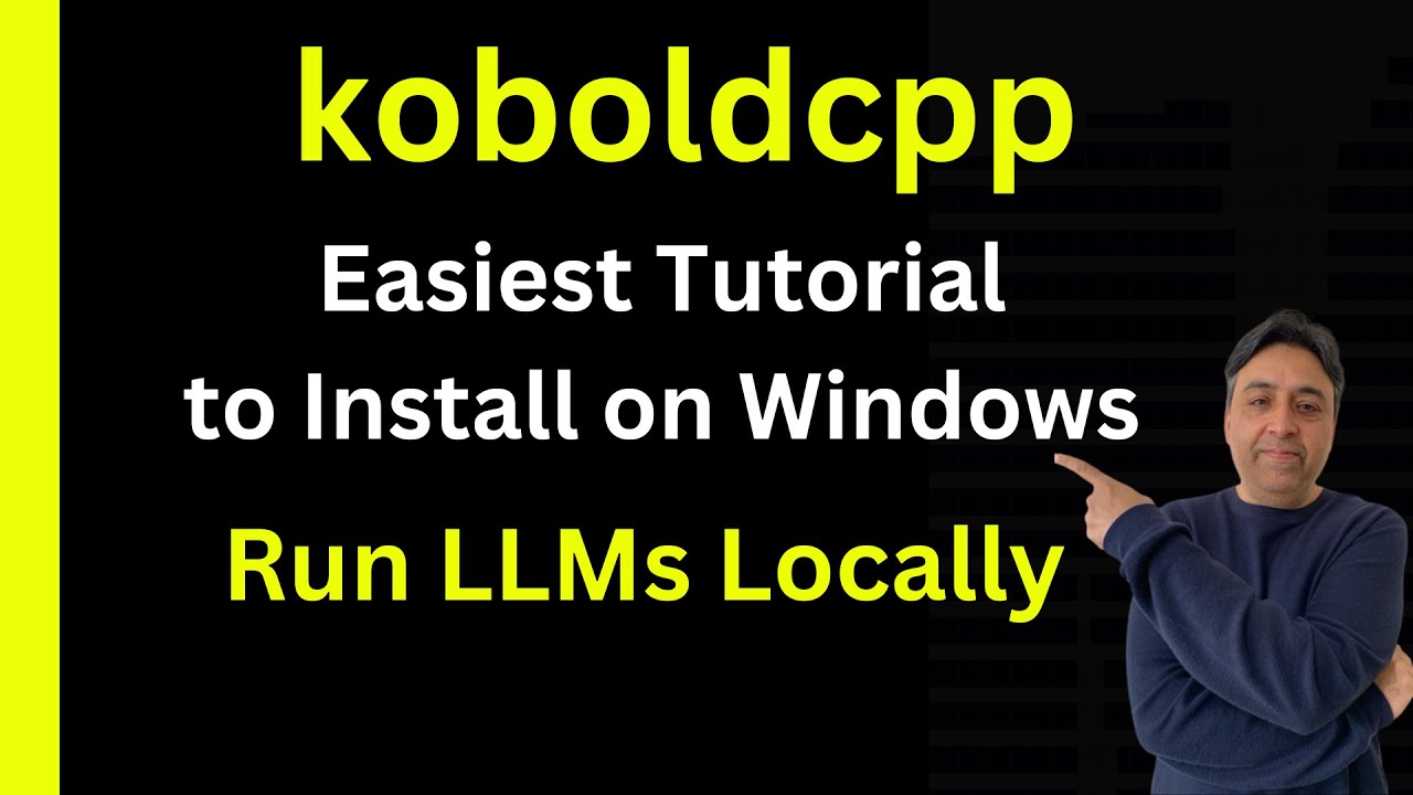 Самый простой способ установить KoboldCpp на Windows для локального запуска LLM