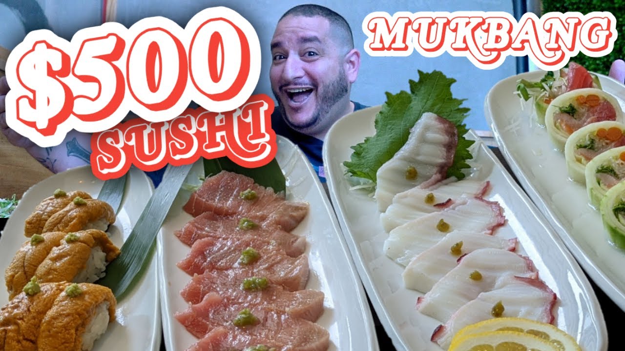 $500 Outdoor Sushi Mukbang