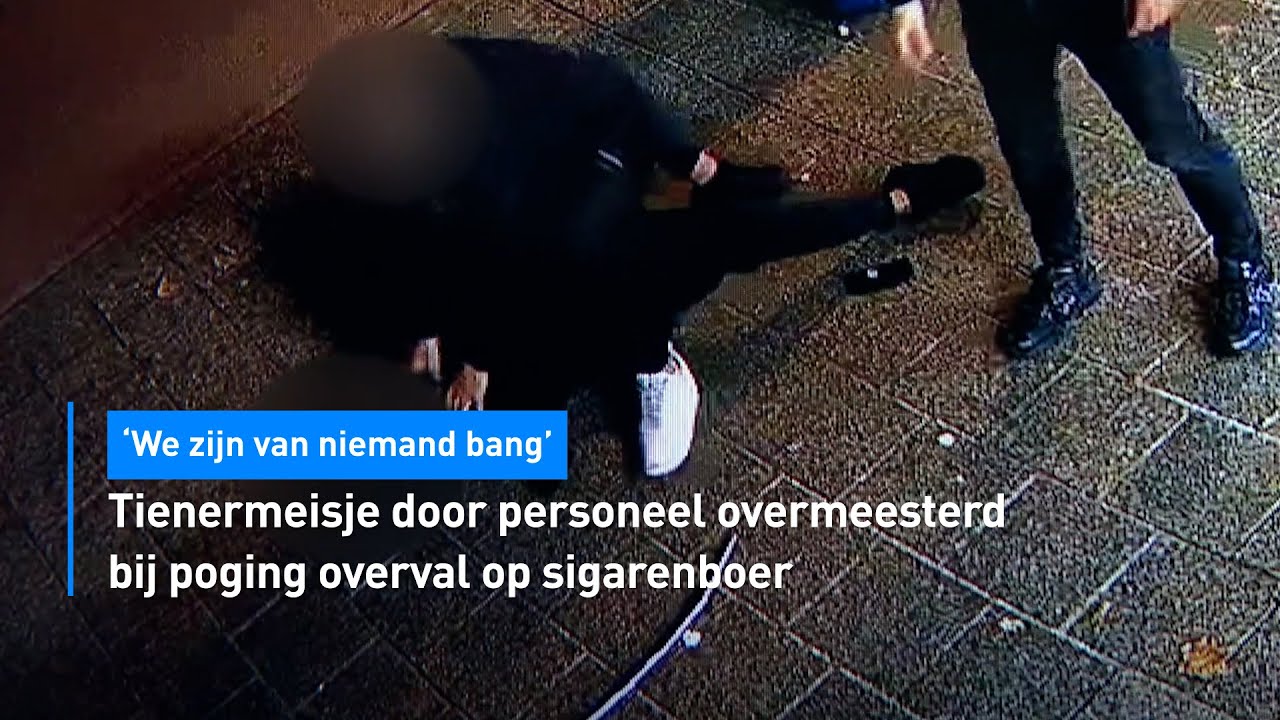 Tienermeisje door personeel overmeesterd bij poging overval op sigarenboer | Hart van Nederland