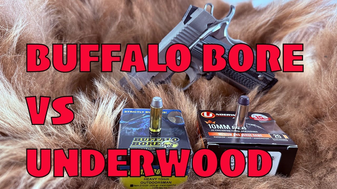 Лучший 10-мм 220-грановый литник | Ствол Buffalo против Underwood | Ствол 5 дюймов