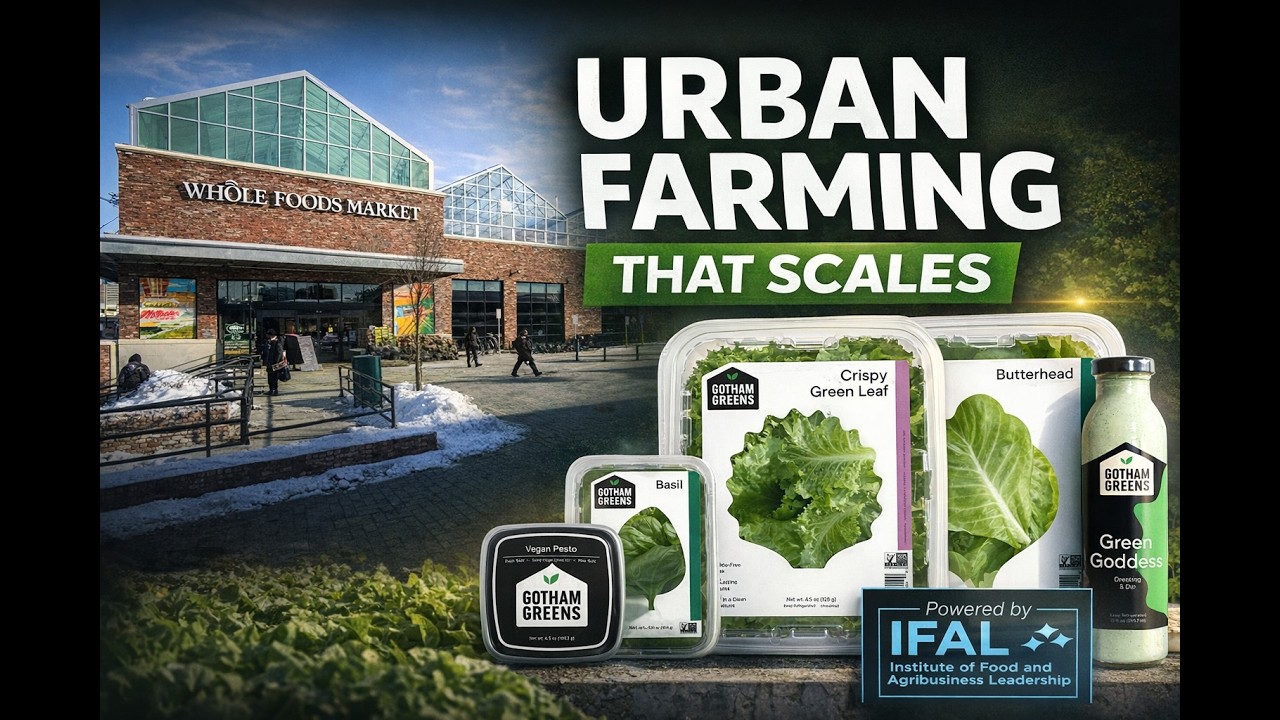 How Gotham Greens Built a Sustainable Urban Farming Model | IFAL Business Model Case Study