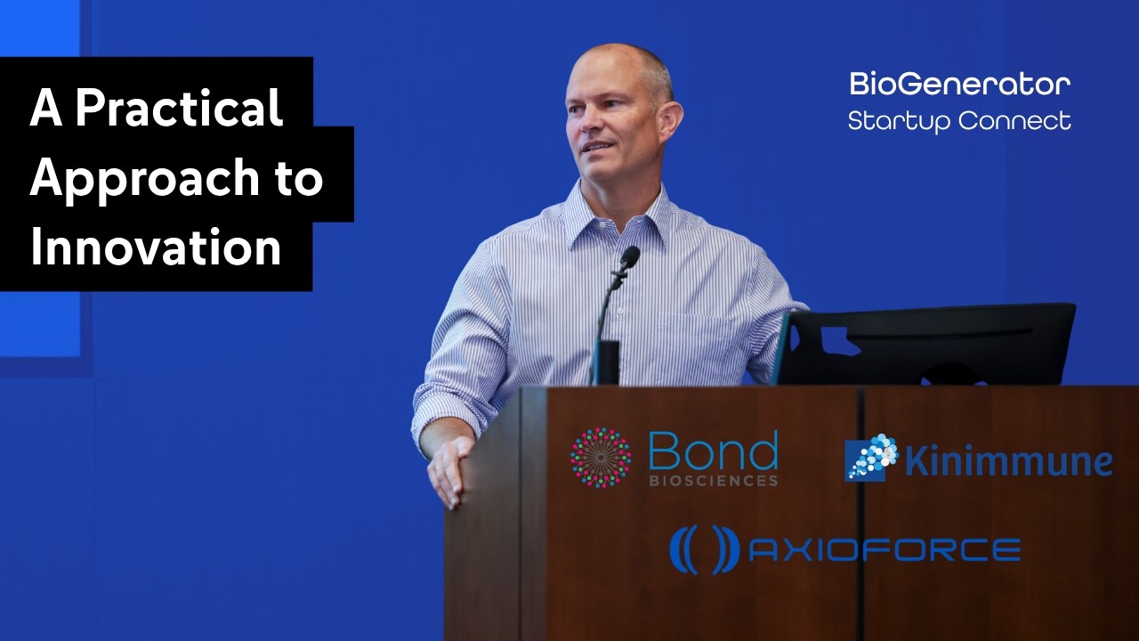 Excite Talk | Bond Biosciences | BioGenerator Startup Connect