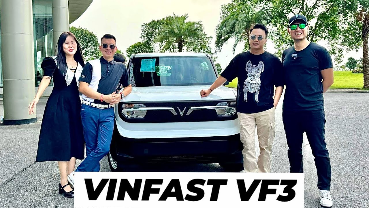 Soi nội thất VinFast VF3. Chở 5 người trên xe