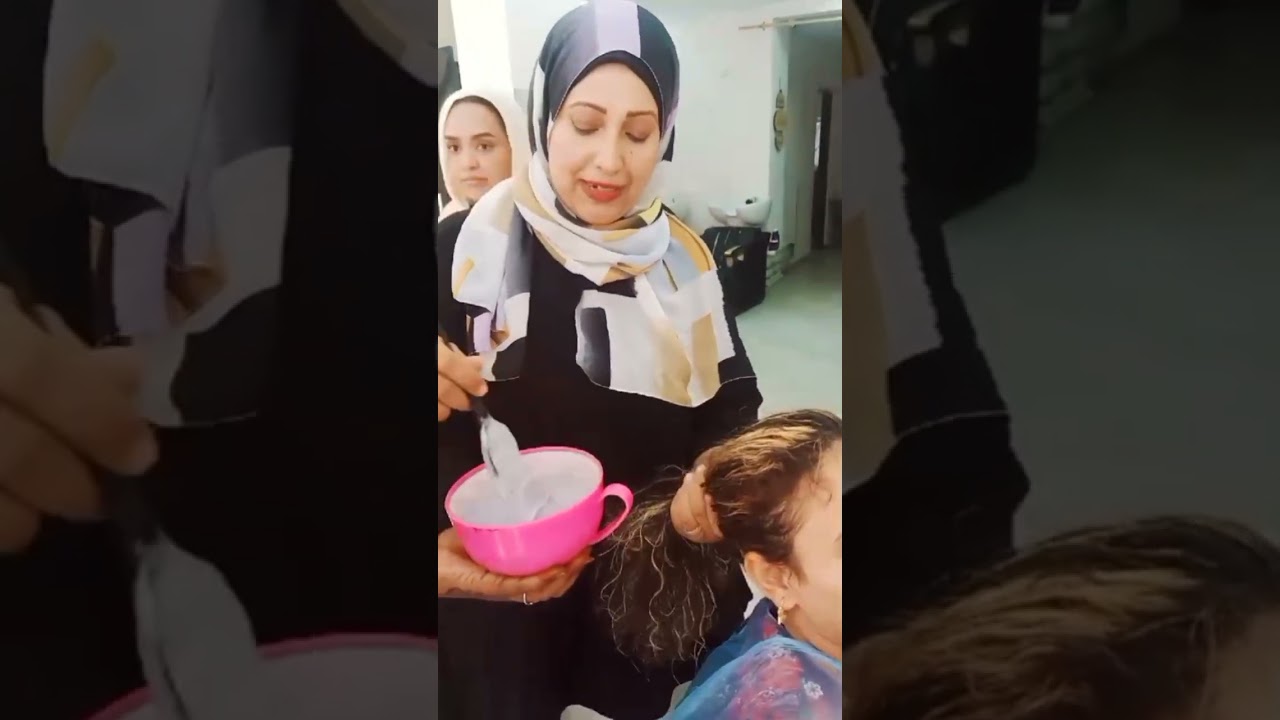 طريقة عمل صبغ الشعر شرح بالخطوات ف الكورس التعليمي