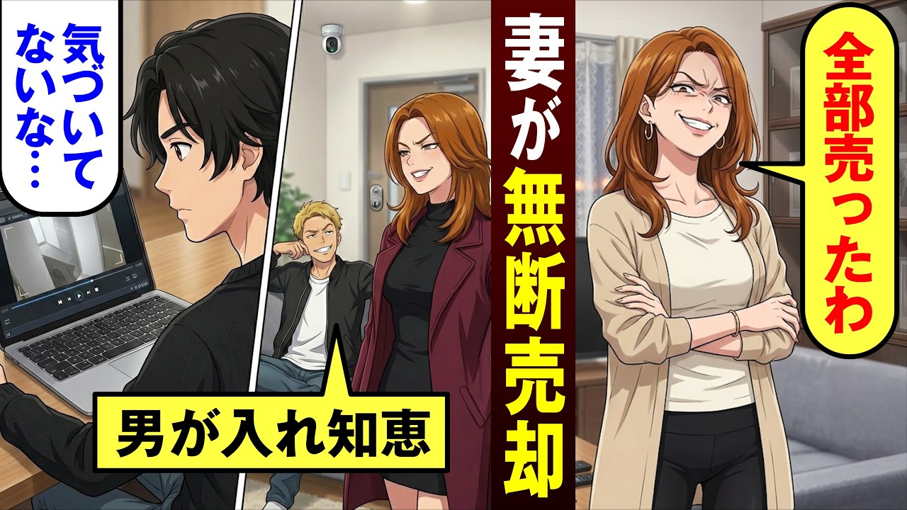 【漫画】嫁が若いイケメンと不倫し俺の大切なコレクションを無断売却「彼と結婚するから離婚でw」【恋愛スカッとマンガ動画】