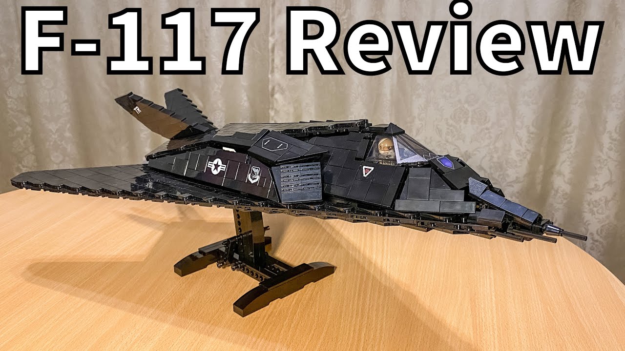 Brickmania F-117 Nighthawk Stealth Attack Aircraft Full Review