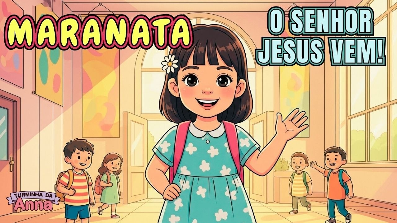 Maranata! O Senhor Jesus Vem! ✨ Canção Infantil Cristã 🎶 Turminha da Anna
