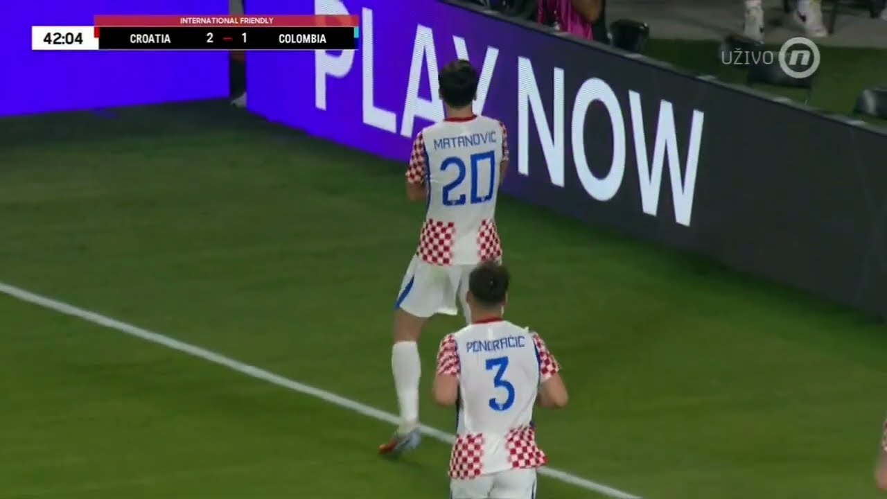 Hrvatska - Kolumbija / Croatia - Colombia 27.03.2026 - Igor Matanović 🇭🇷  #Hrvatska #Croatia