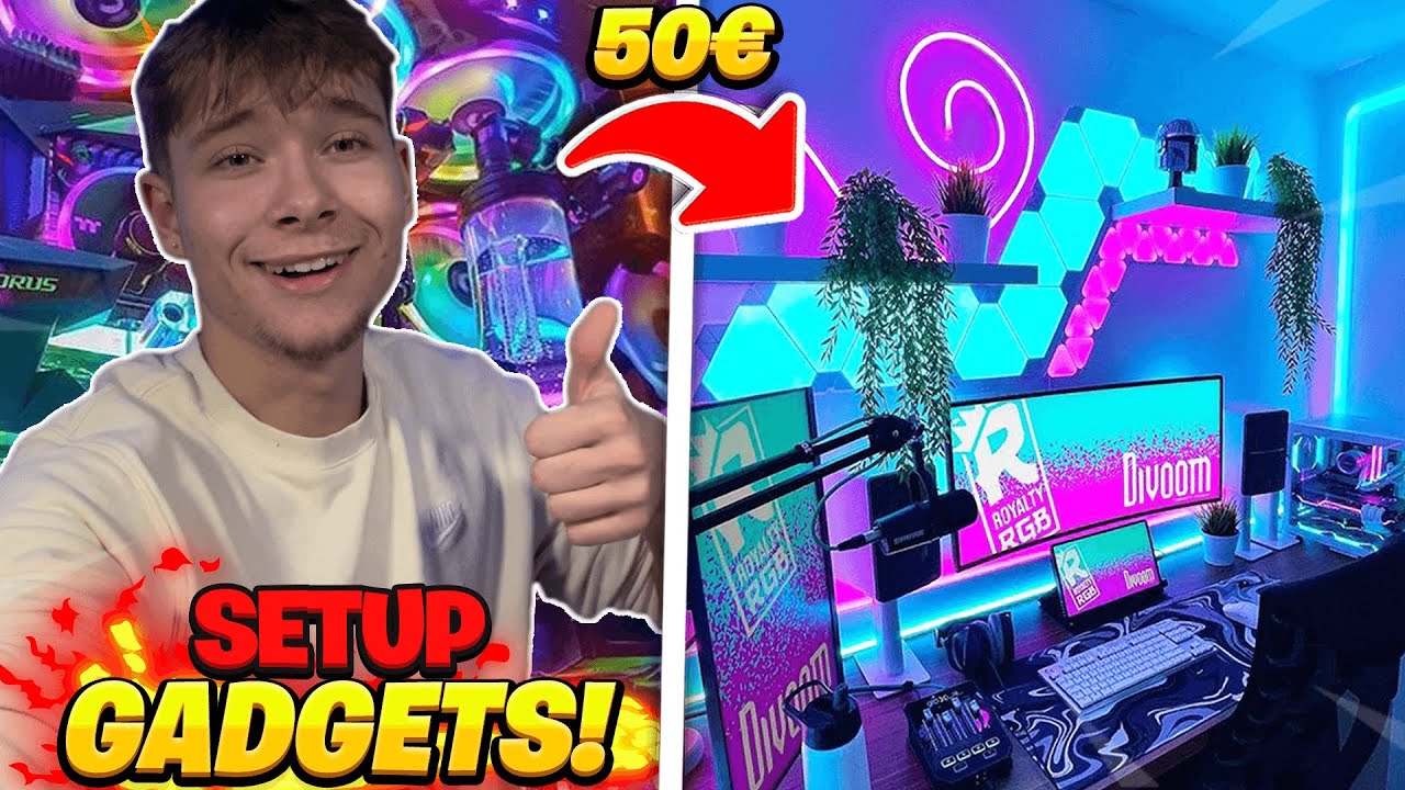 6 GADGETS UNTER 50€ für DEIN gaming SETUP!😍 Top Setup GADGETS