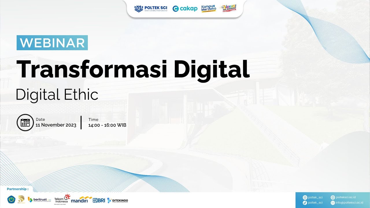 WEBINAR TRANSFORMASI DIGITAL : DIGITAL ETHIC