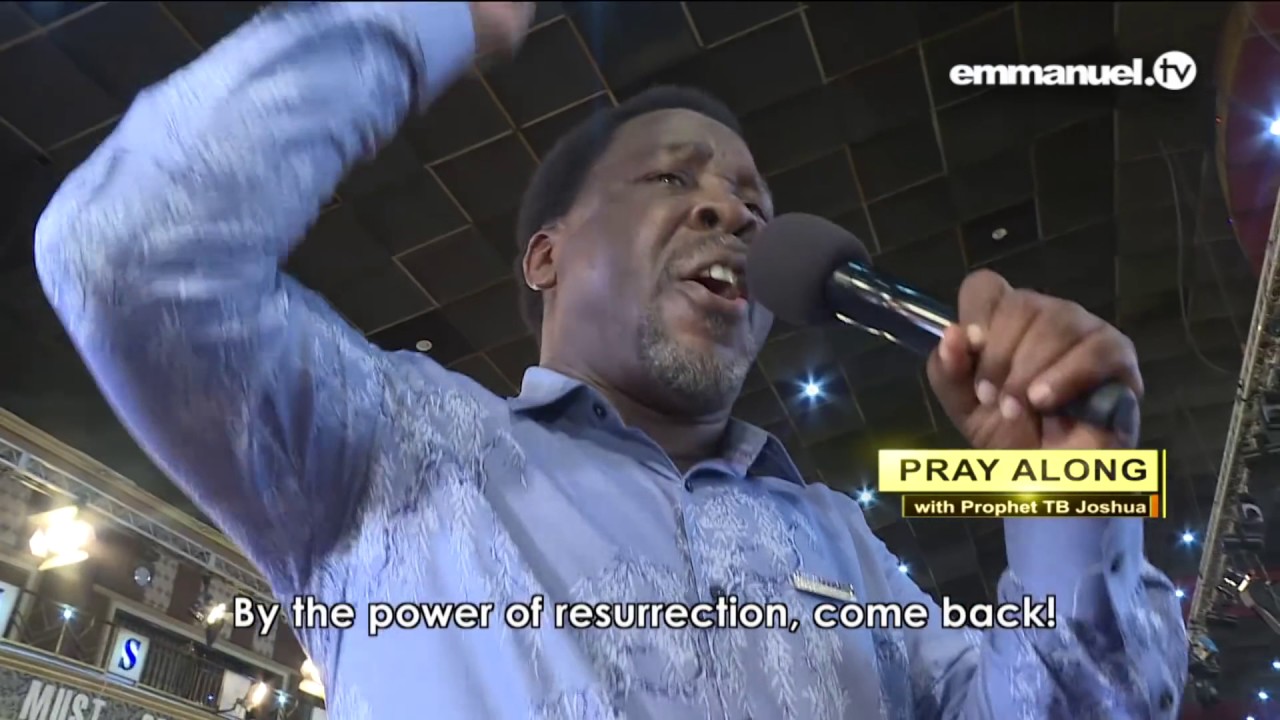 BRING BACK YOUR DESTINY!!! Inspirational Prayer With TB Joshua