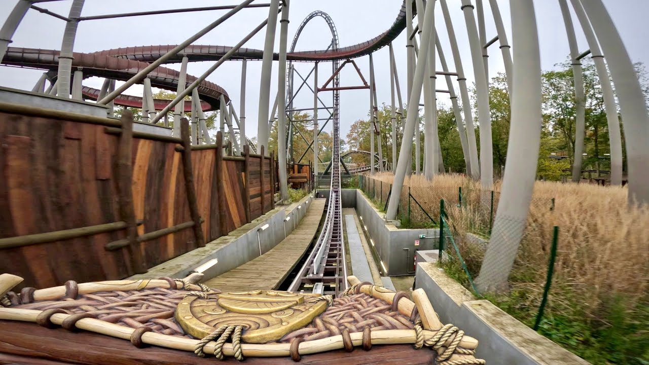 【解説付き】 Toutatis 先頭 on-ride POV (乗車映像) / Parc Astérix (フランス)