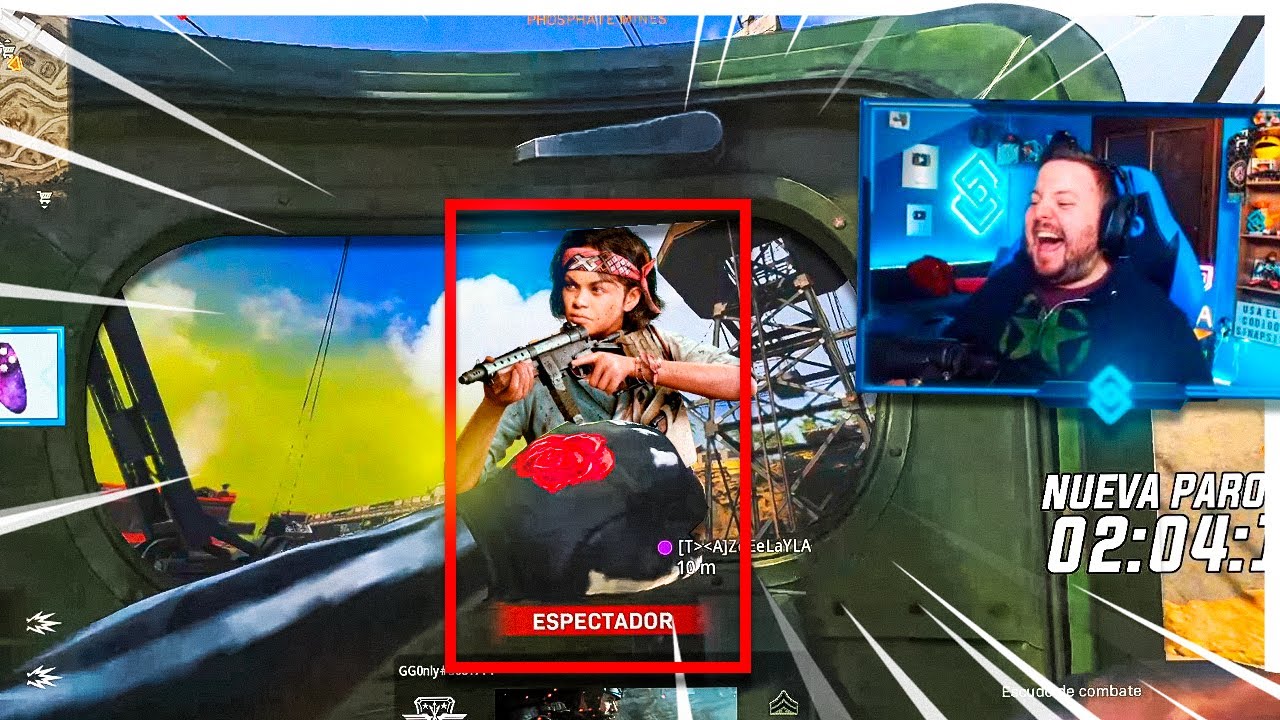 HACKER con ESCUDO en WARZONE (EL PEOR HACKER)