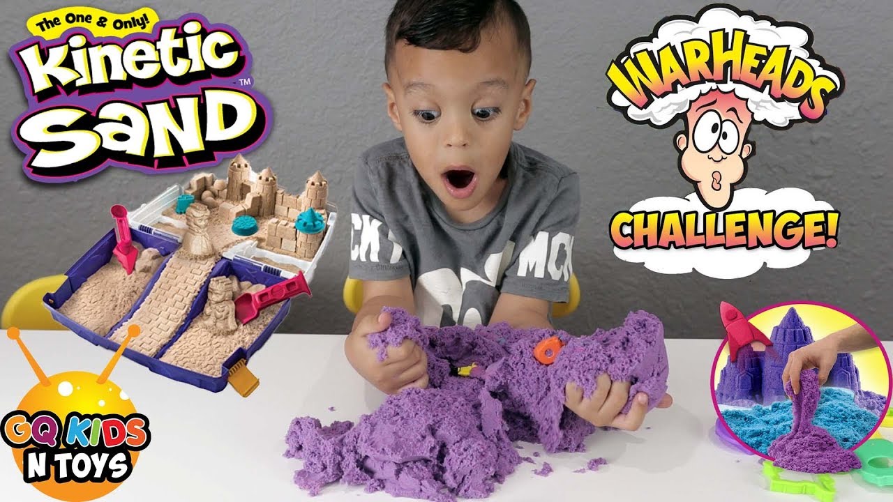 PlayTime Kinetic Sand Smashers  Surprise Warhead Challenge GQ kids