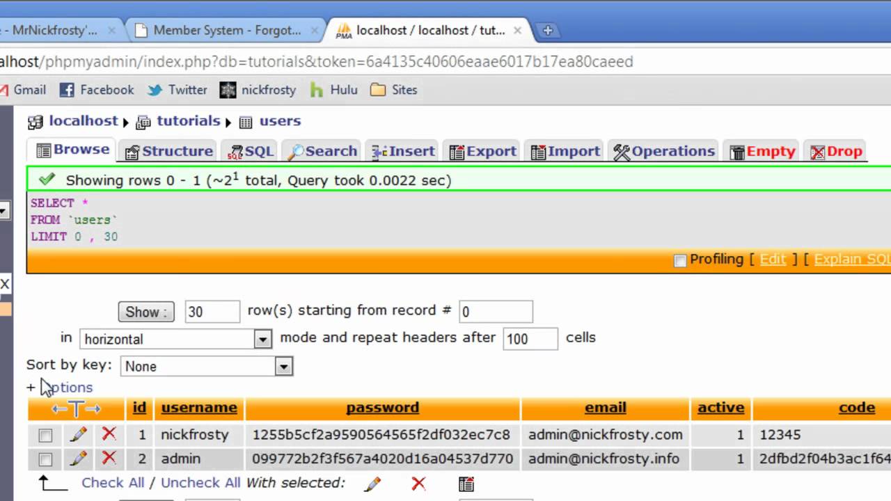 PHP Tutorial: Create a Member System in PHP | Create a forgot password page for member system (1/2)
