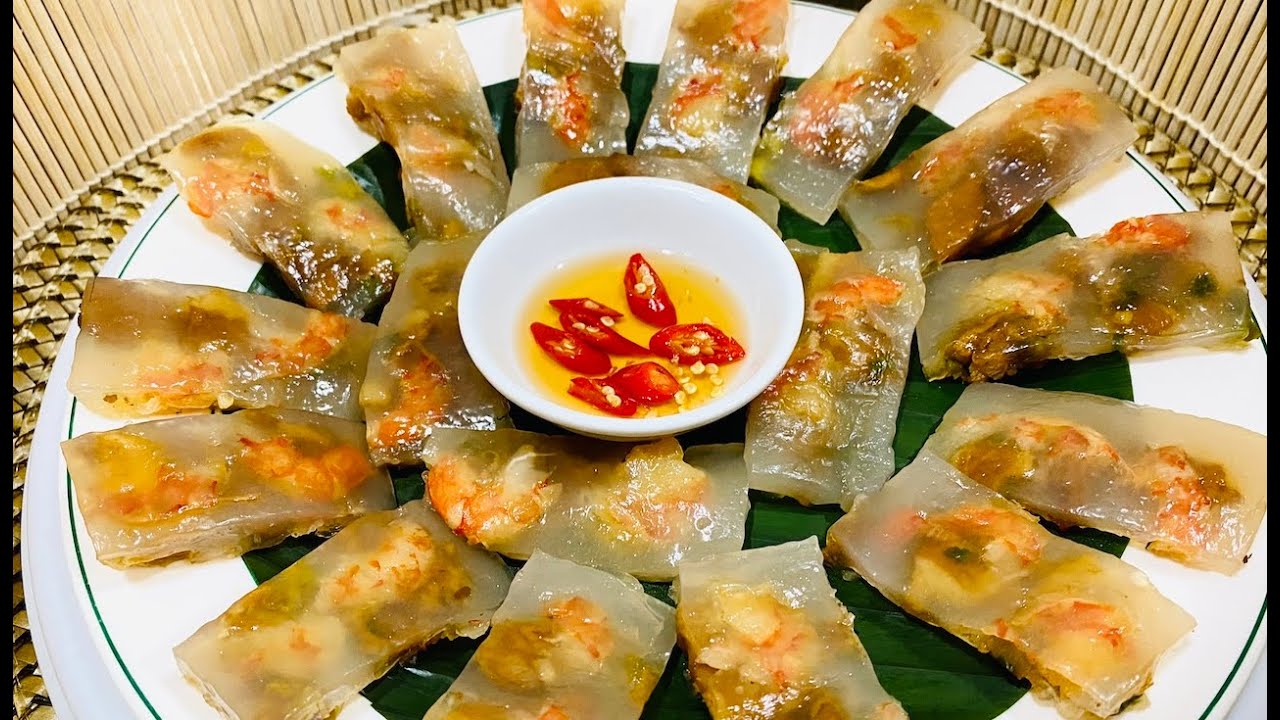 CÁCH LÀM BÁNH BỘT LỌC LÁ CHUỐI -MỘT LẦN LÀM 32 CÁI- LẤY TRÙNG BỘT CHỈ 30 GIÂY-PHƯƠNG PHÁP CÓ 1 O 2