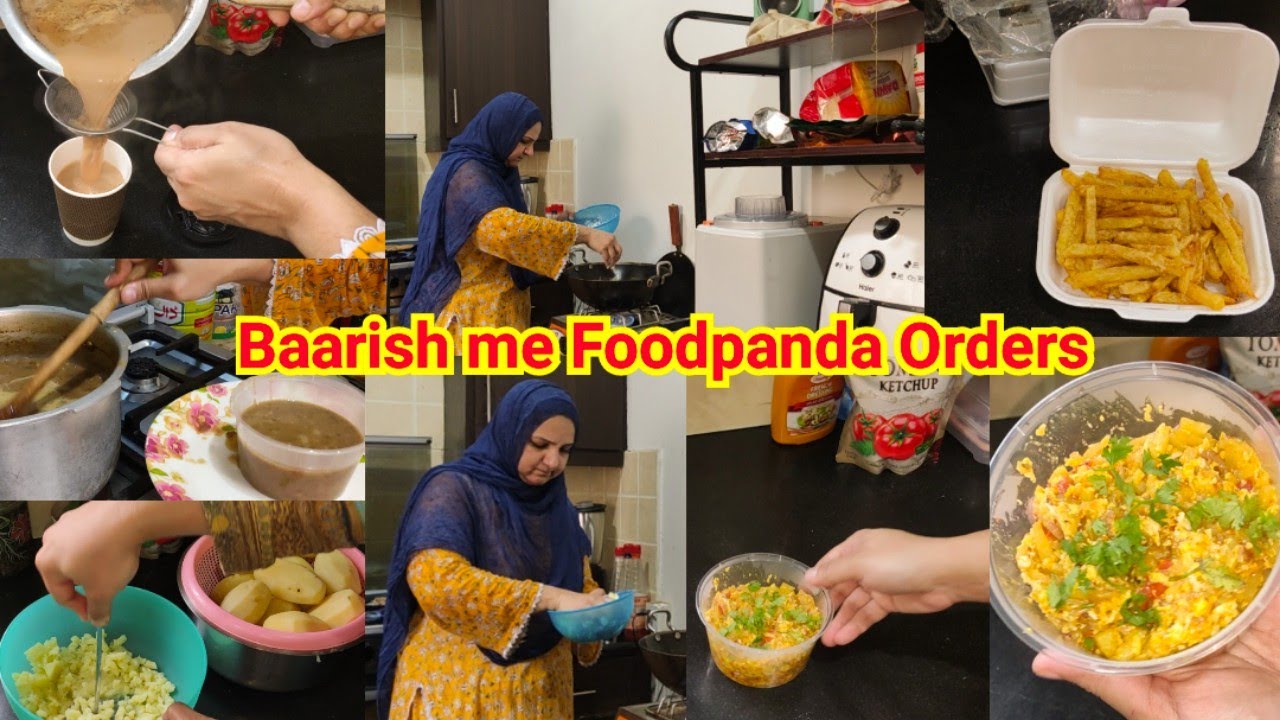Baarish ke Mousam me Foodpanda Orders| Hanan Ka 9th Class Ka Result| Sonia Daily Vlogs