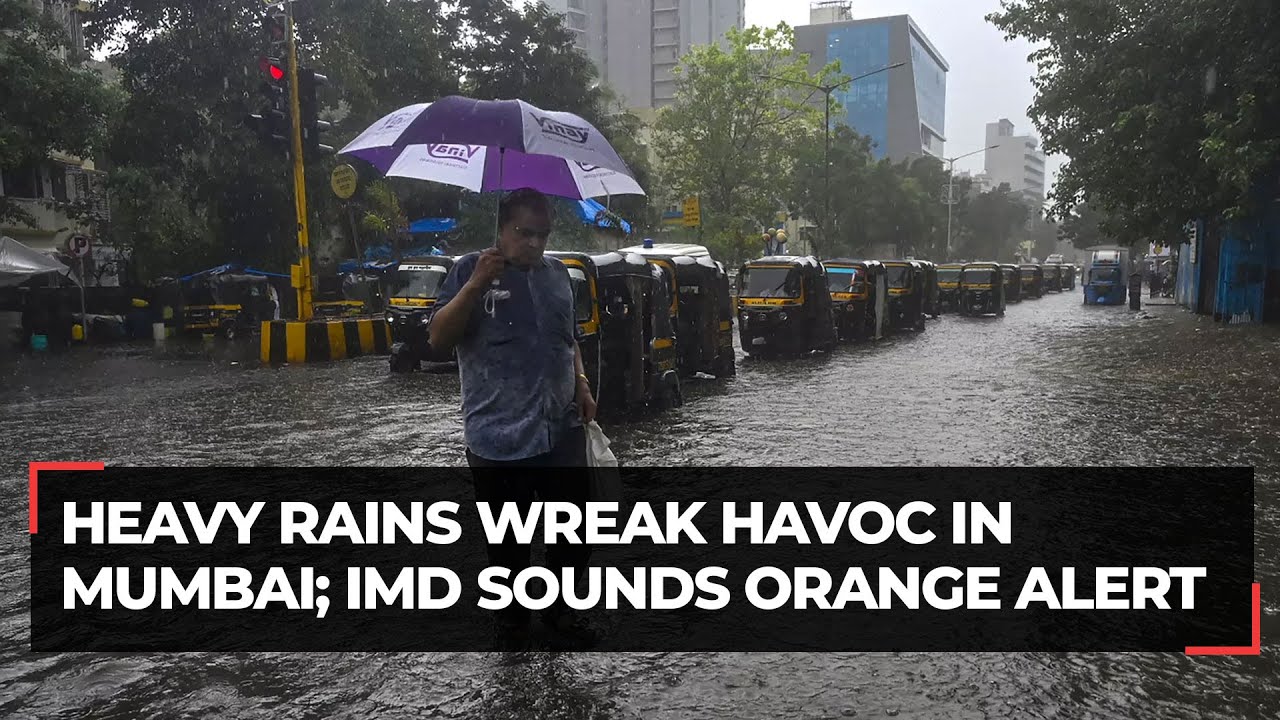 Heavy rains wreak havoc in Mumbai; IMD sounds orange alert in 6 districts of Maharashtra