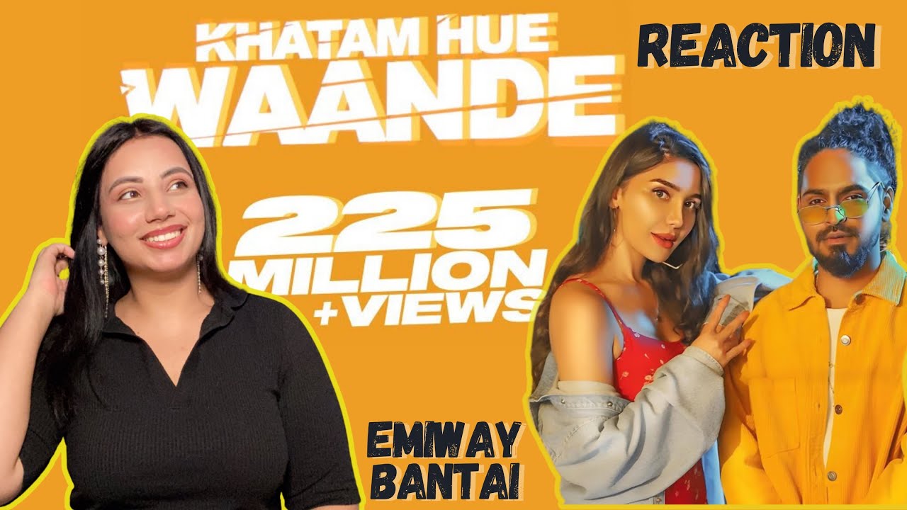 PAKISTANI REACTS TO- KHATAM HUE WAANDE (Prod.YOKI) (OFFICIAL MUSIC VIDEO) |EMIWAY BANTAI