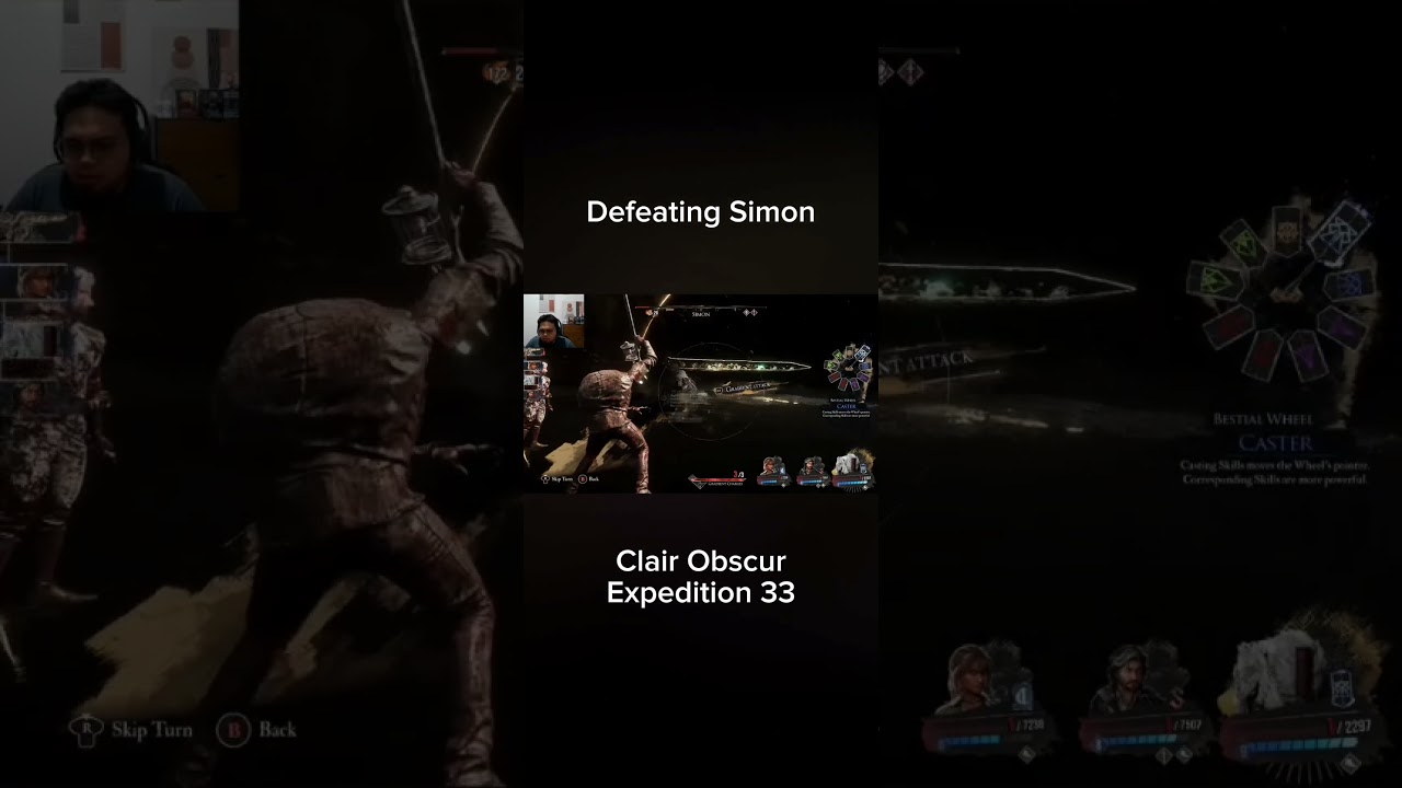 Defeating Simon with 7 million burn damage! #clairobscur #expedition33  #clairobscurexpedition33