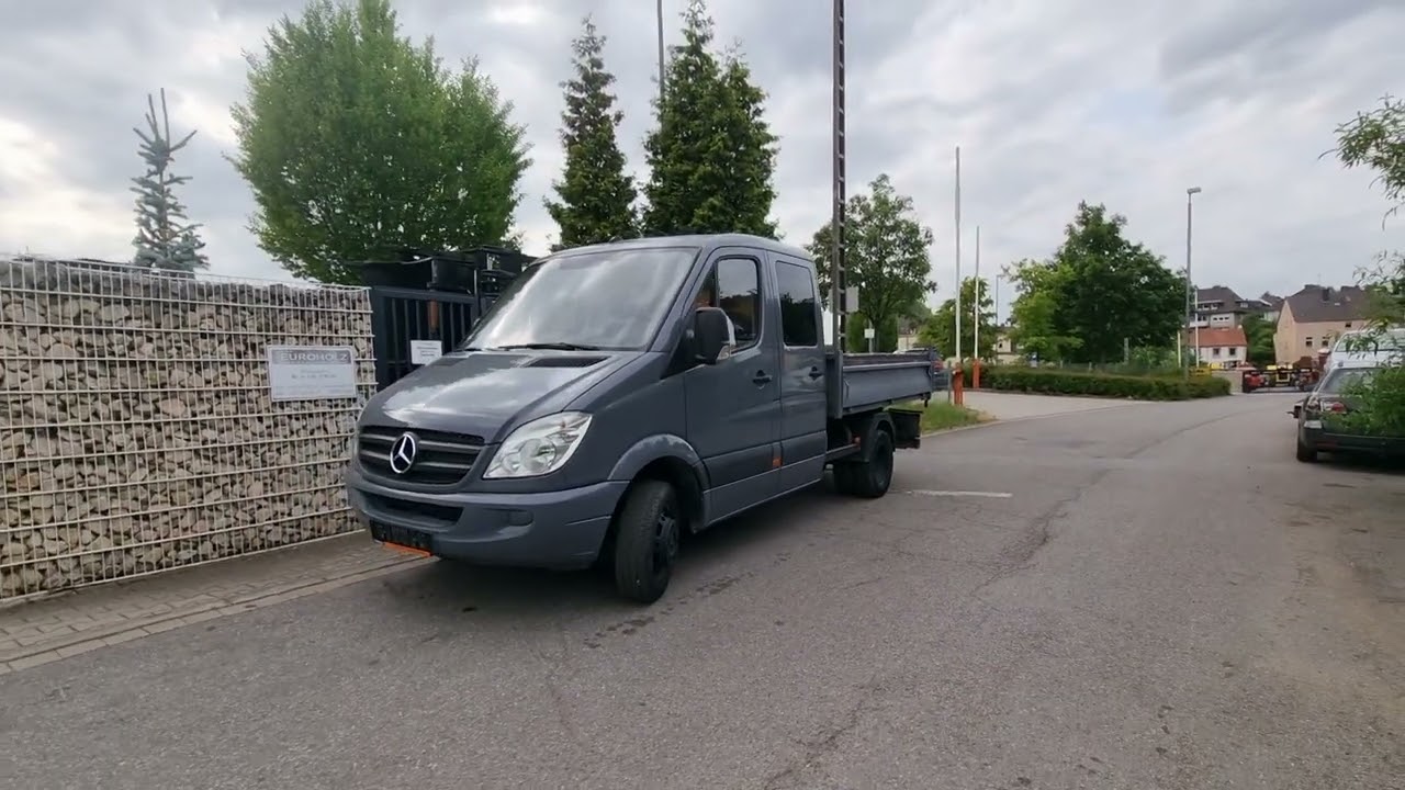 Mercedes-Benz 513 Cdi, 3-Seiten-Kipper, Sprinter mit Doppelkabine, AHK, hohe Zuladungsmöglichkeit