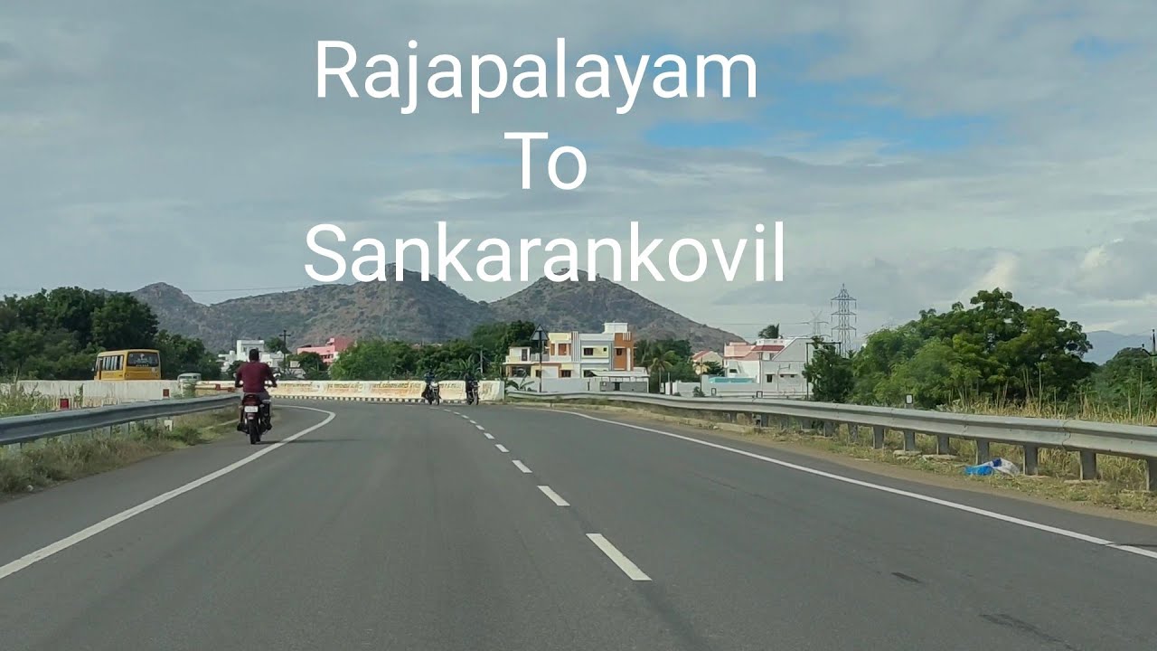 Rajapalayam - To - Sankarankovil -  Drive - Tamilnadu - India - HD
