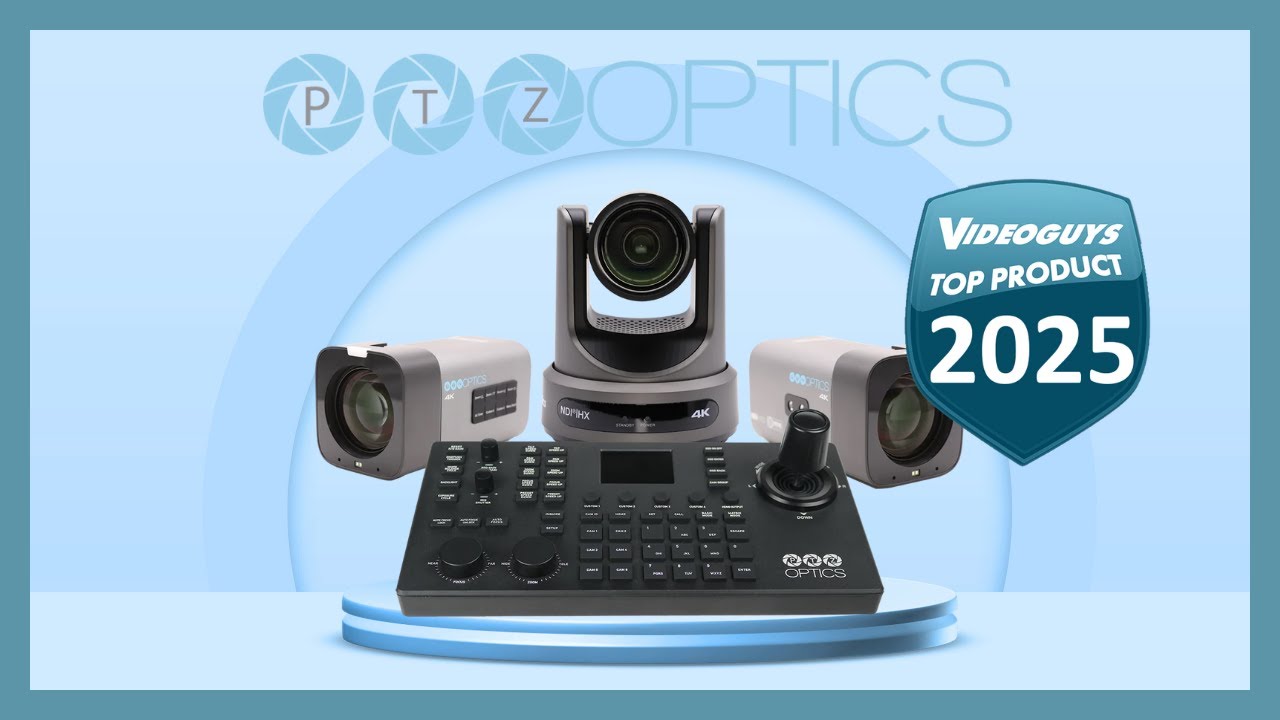 PTZOptics Studio 4K and Action Cam Bundle - Videoguys Top New Product of 2025