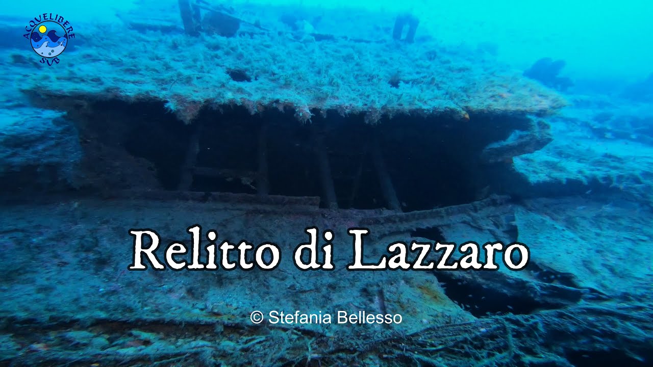 Il Relitto della Bettolina Tedesca Drossel di Lazzaro (RC) -  Immersione sui Relitti dello Ionio 4K