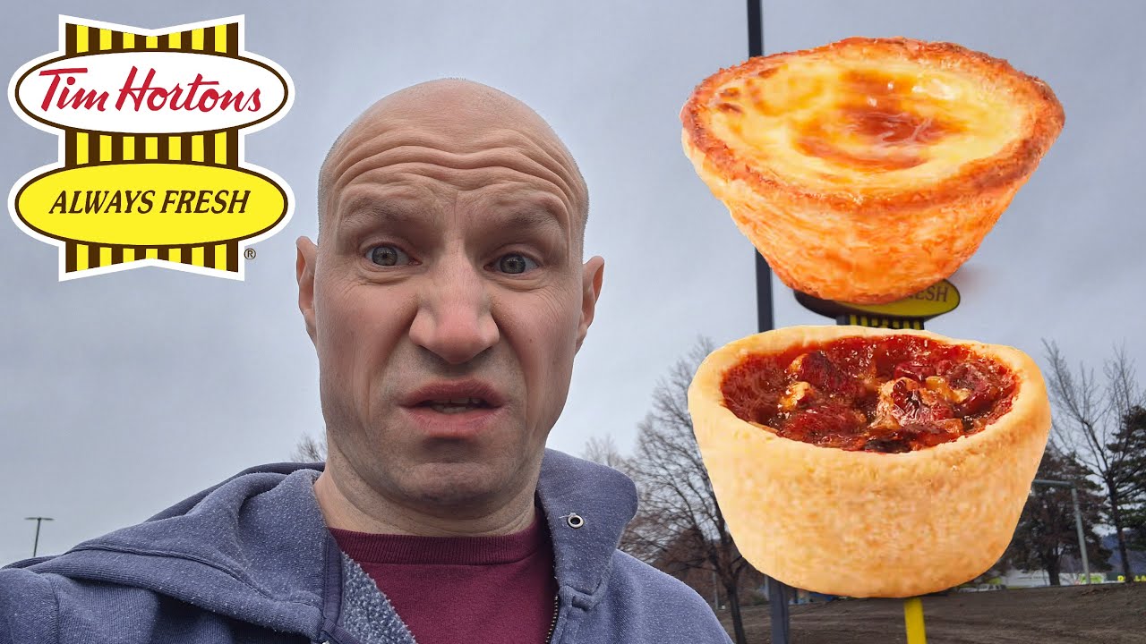 Новый заварной пирог от Tim Horton's, а в качестве бонуса – пирог с ореховым маслом!