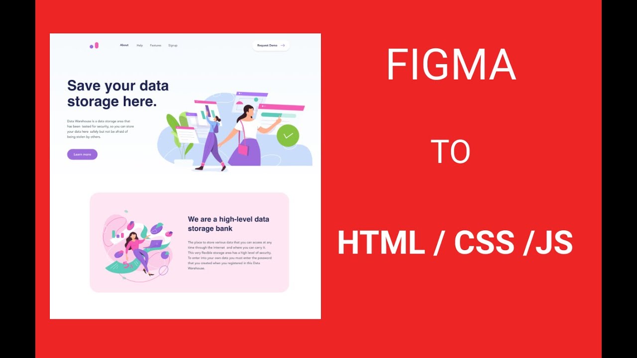 Figma  Tasarımını HTML, CSS, JS Koduna Dönüştürelim!