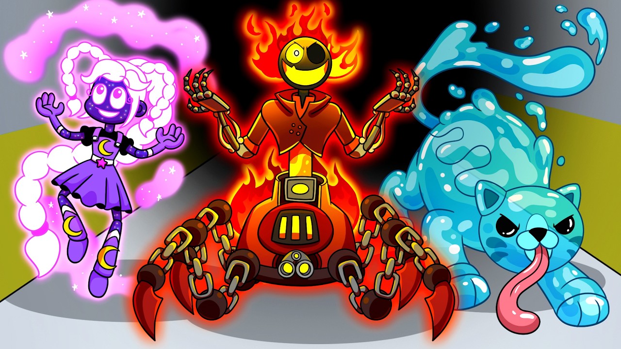 CHAPTER 5, But They're ELEMENTAL! (Poppy Playtime Animation)